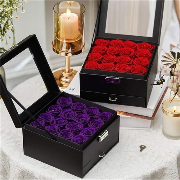 Accents Preserved Roses Real Rose In A Box 16 Red Roses Poshmark